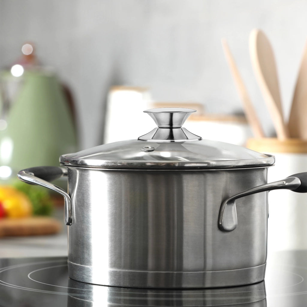 Coperchio in vetro KADAX da 20 cm, universale, resistente al calore, per pentole e padelle.