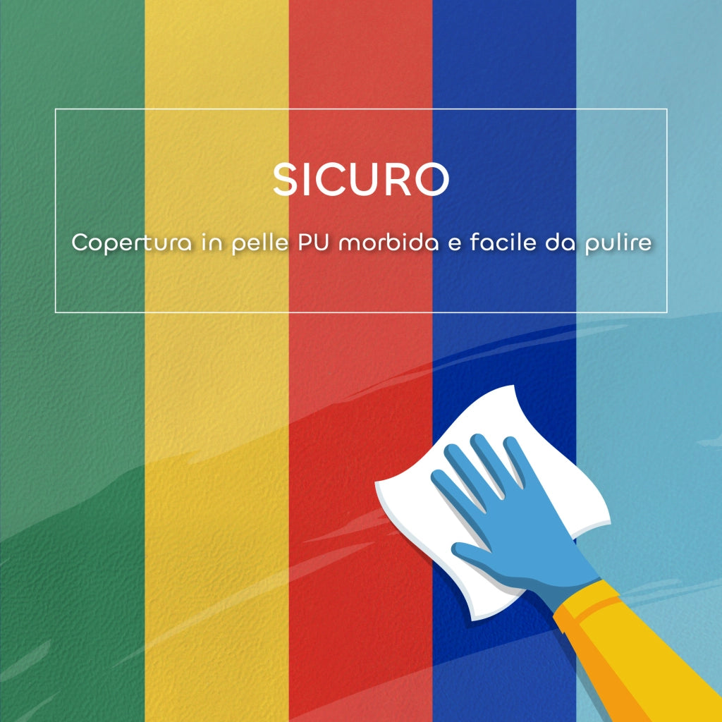 Blocchi Morbidi per Bambini 1-3 Anni con 5 Pezzi ¨C Minimal ¨C Multicolore