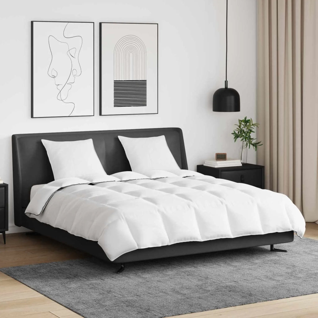 Duvet Invernale con cuscino 3 pcs Bianco Piuma d'anatra 3376932