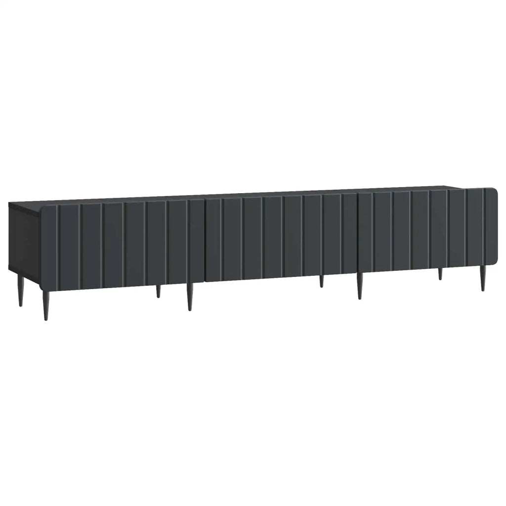 Mobile TV | Armadietto TV | Mobile Porta TV Nero 147 x 34,5 x 32 cm Legno ingegnerizzato