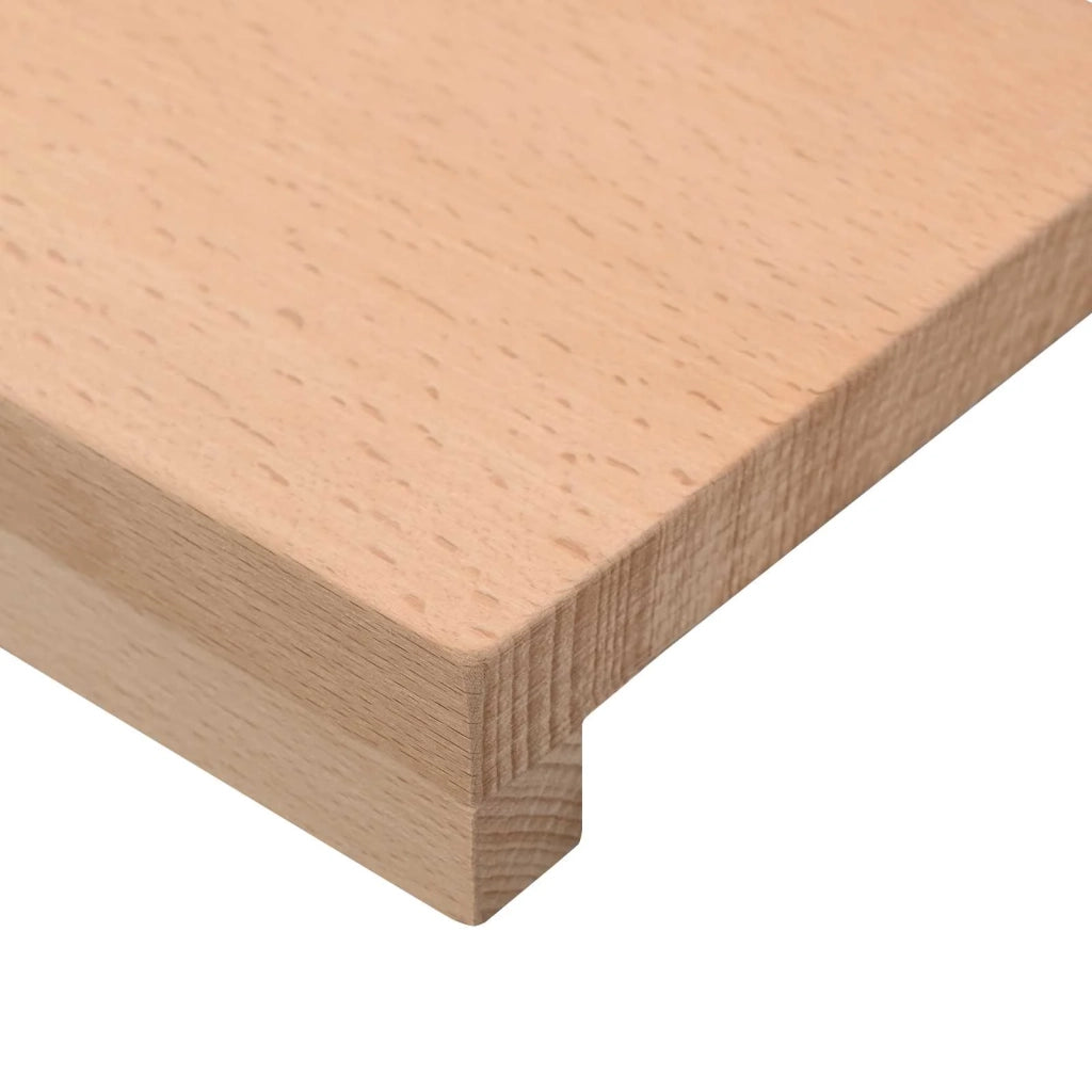 Tappeti per scale 2 pz 100 x 25 x 2 cm Naturale 3446115
