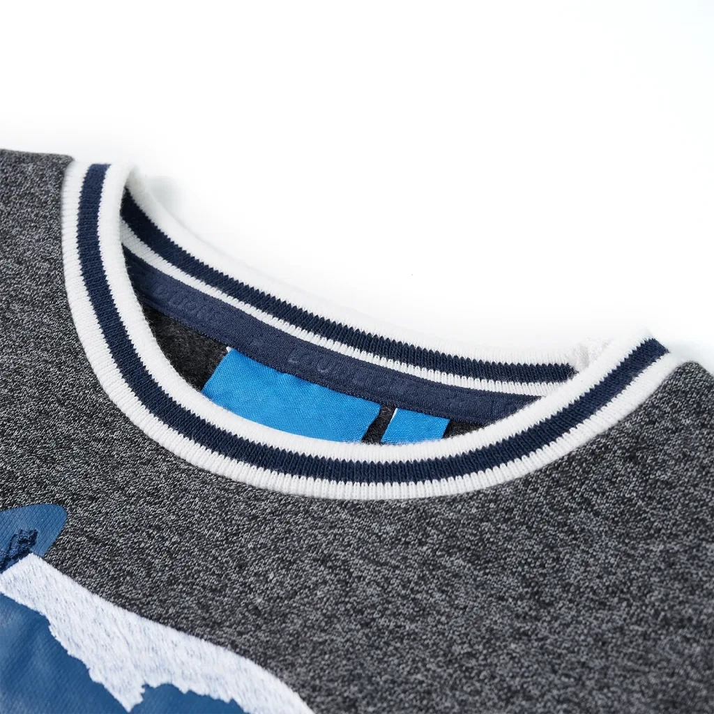 Felpa per Bambini Blu Marino M¨¦lange 116