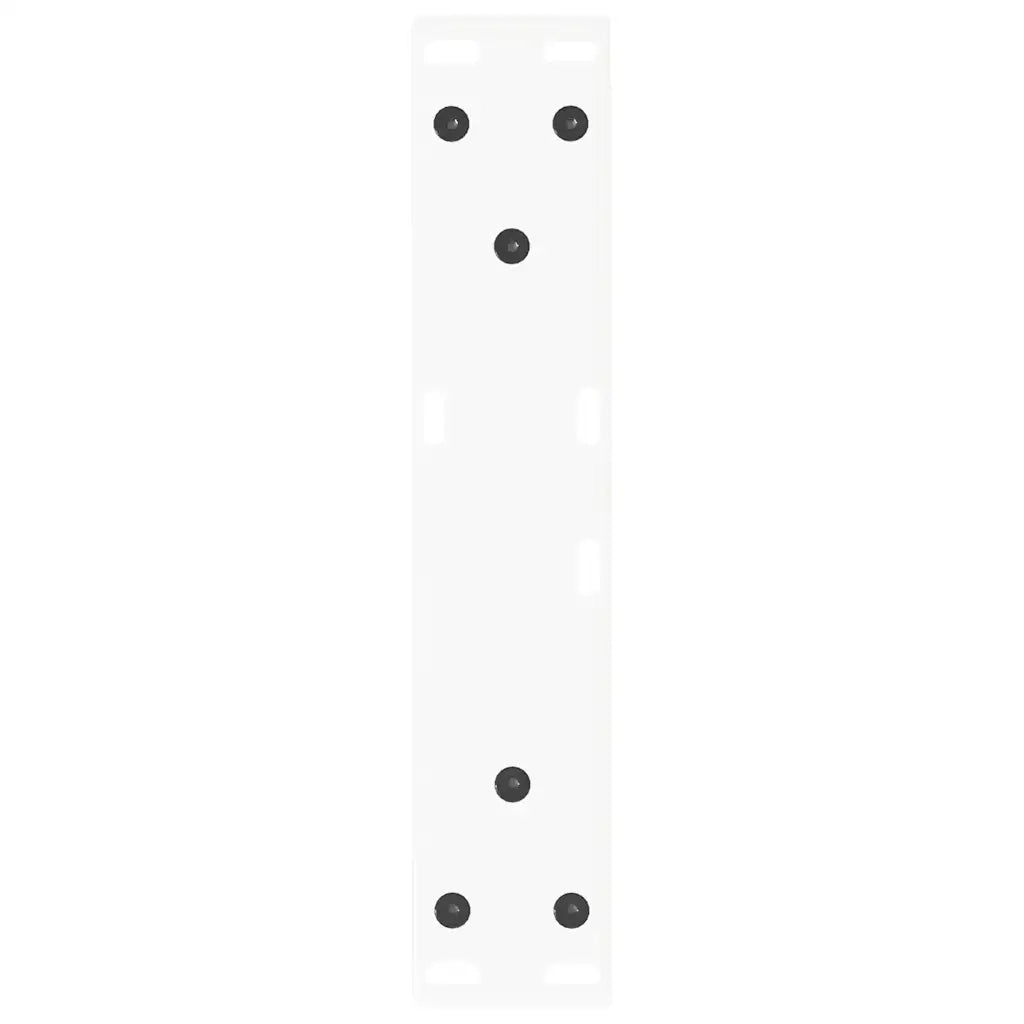 Gambe per Tavolino da Caff¨¨ a Forma di V 2 pz | Piede del tavolo Bianche 30x(30-31,3) cm Acciaio