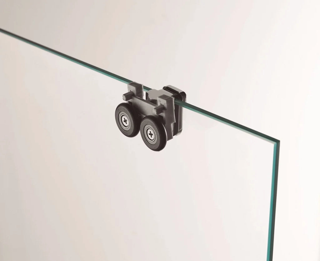 Box doccia frontale AKTUAL 2 fissi + 2 scorrevoli 160 cm (156-162) cromo vetro trasparente
