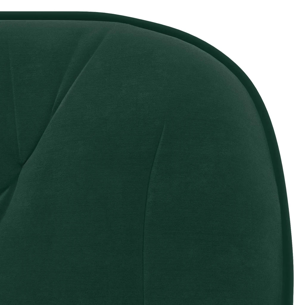 Sedie da Pranzo Girevoli 2 pz Verde Scuro in Velluto 3103379