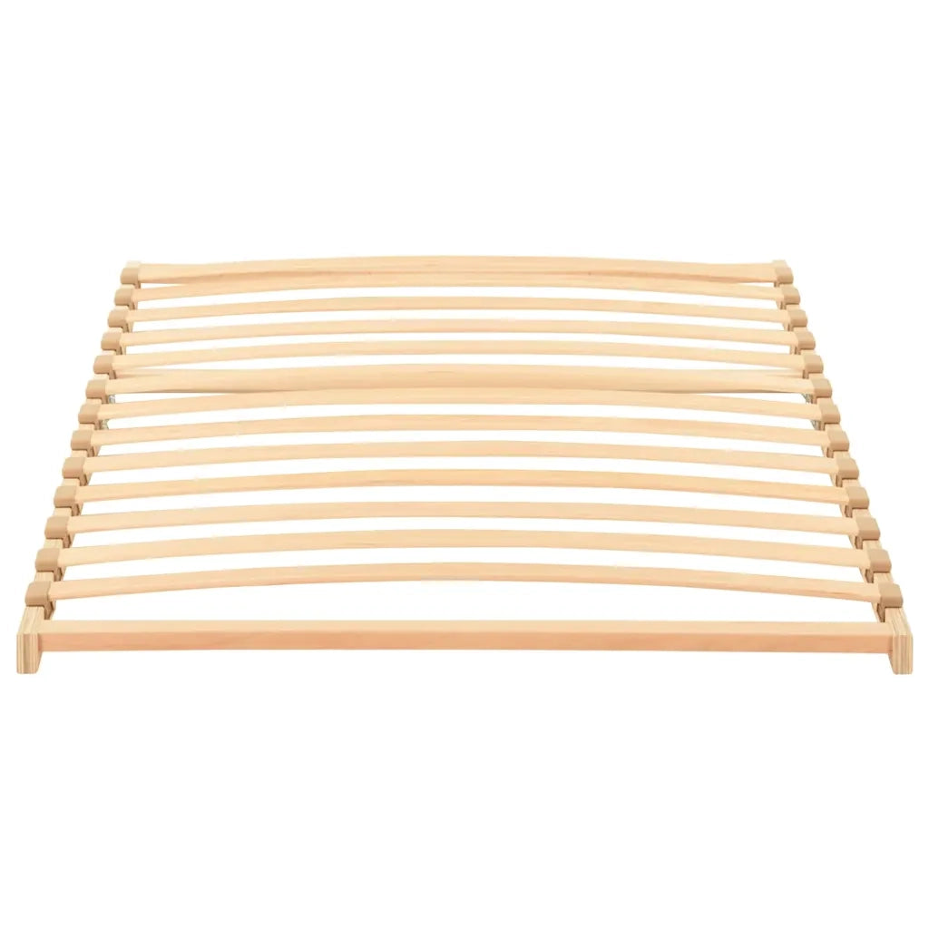 Base a doghe Marrone 90 x 190 cm Legno massello di faggio 42015278