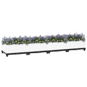 Fioriera Rialzata-Vaso da Esterno-Fioriera Elevata 160x40x23 cm in Polipropilene 640948