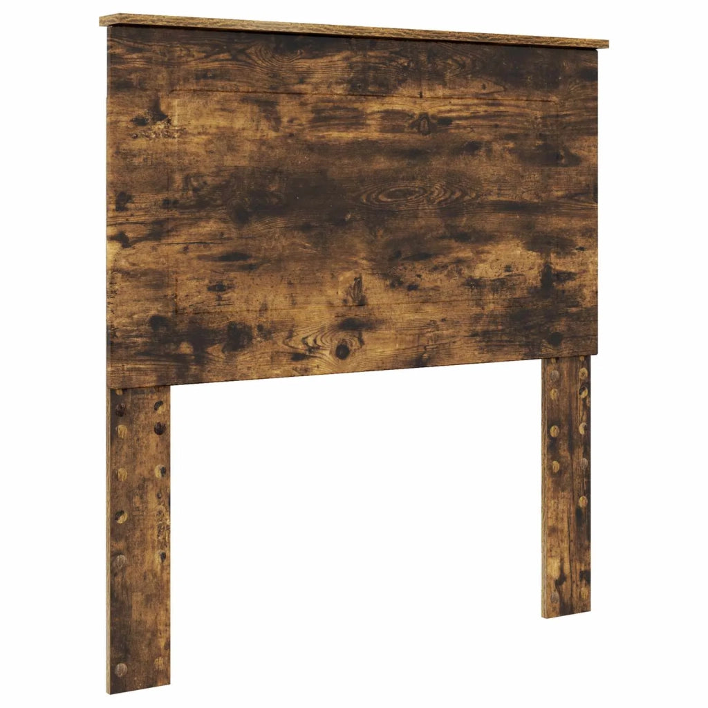Letto con Contenitore Rovere fumé 90 x 200 cm Legno multistrato