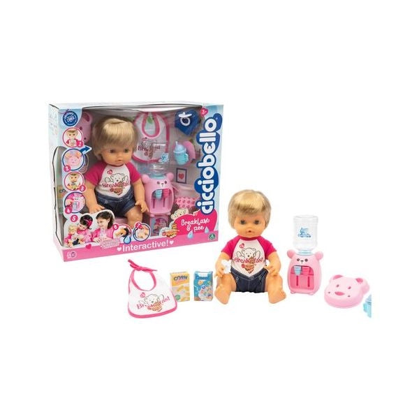 Bambola giochi preziosi ccbj3000 cicciobello breakfast & pee