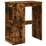 Tavolo Bar con Rastrelliera Rovere 90x47,5x103,5 cm Multistrato