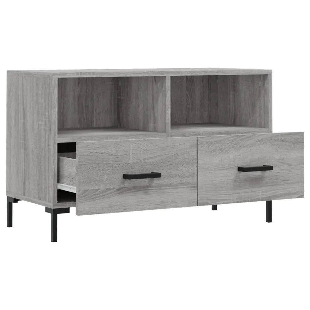 Mobile TV | Armadietto TV | Mobile Porta TV Grigio Sonoma 80x36x50 cm in Legno Multistrato