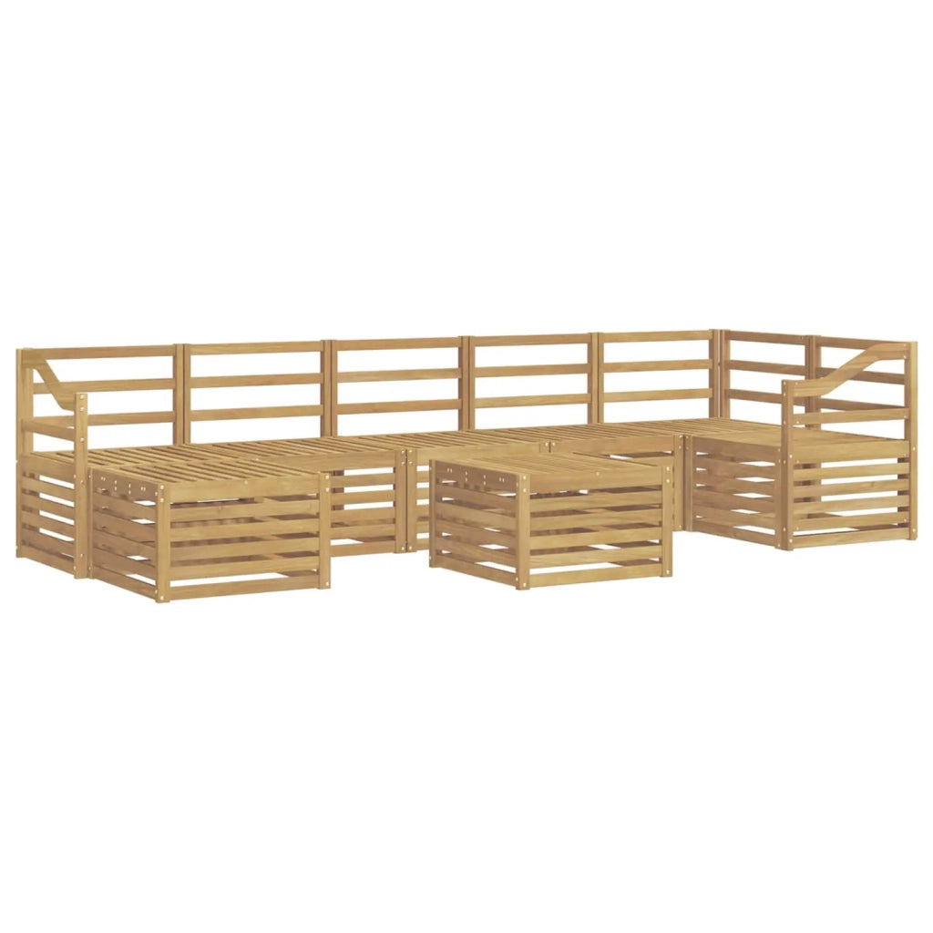 Set di divani da esterno 8 pcs Bianco 59 x 59 x 37 cm 3392249