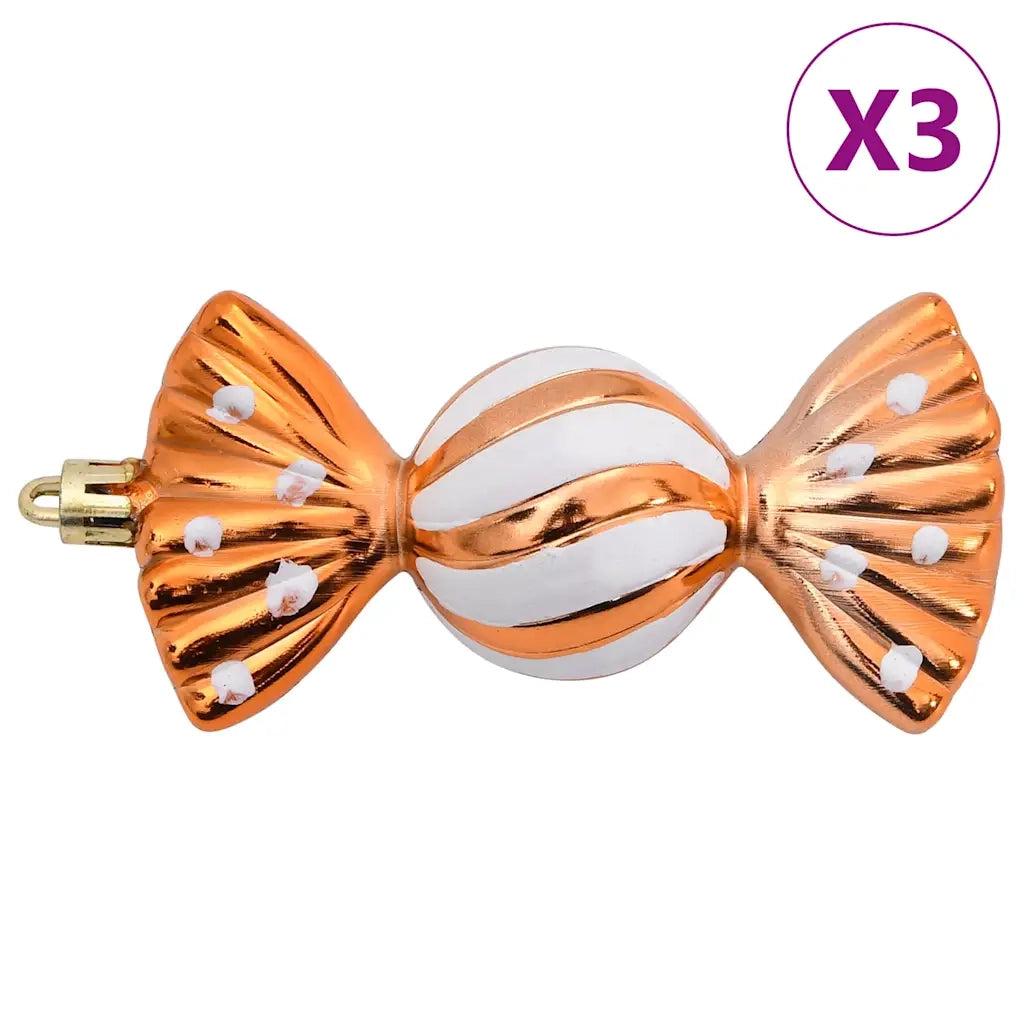 Palline di Natale 98 pz Rame Ø3/4/6 cm 4100015