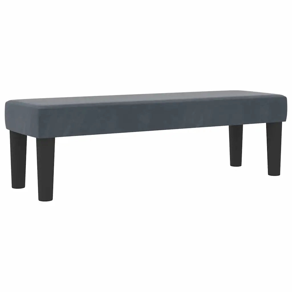 Letto a molle con testiera Grigio scuro 200 x 140 cm Velluto 3344517