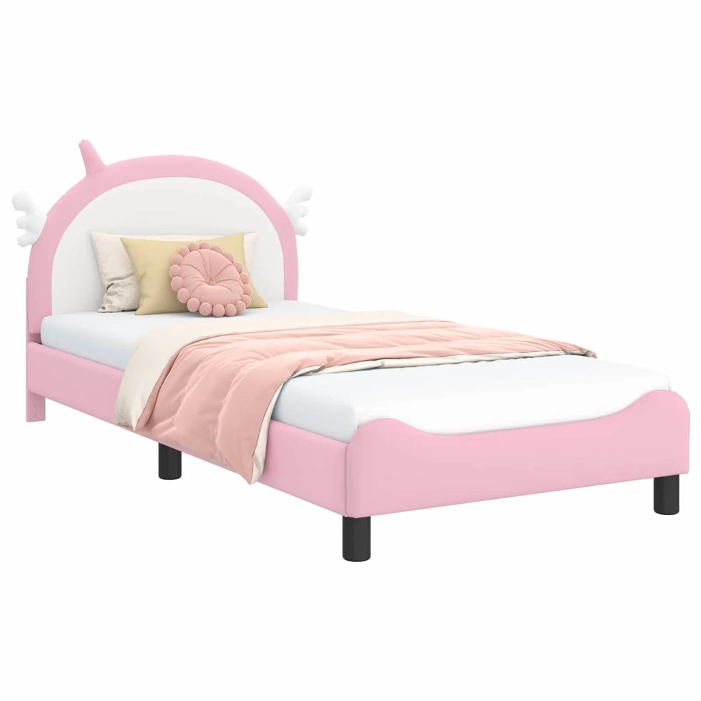 Struttura letto bambini con testata-Giroletto per bambini Rosa 80 x 200 cm PU 326474