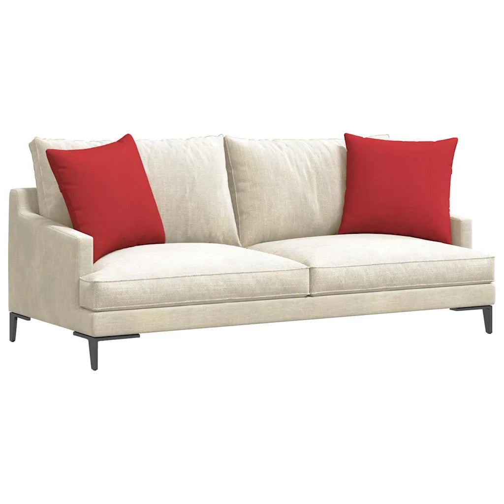 Cuscini da Divano 2 pcs Rosso 50 x 50 cm Tessuto 42013966