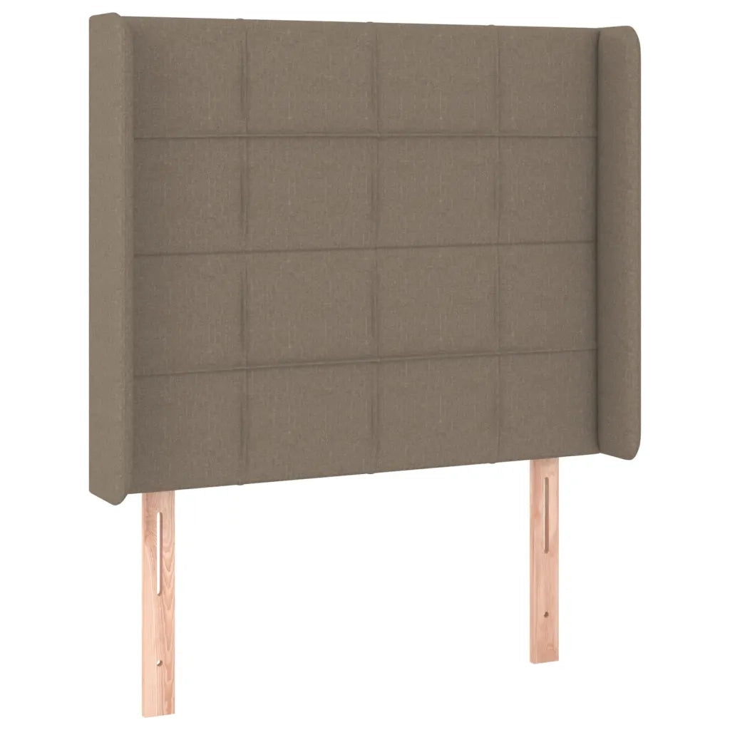 Testiera ad Orecchio Tortora 103x16x118/128 cm in Tessuto 3119574