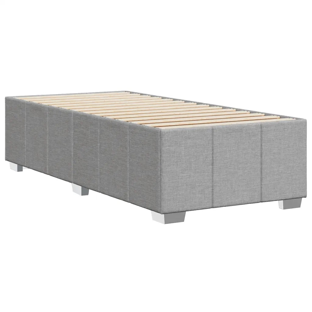 Giroletto senza Materasso Grigio Chiaro 100x200 cm Tessuto 3284811