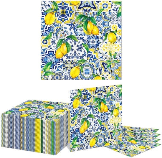 Serviette in Papier 40 pezzi - Decorative Serviette - Serviette da Tavola - Serviette per Pranzo - Serviette per Cena - Serviette da Rifiutare