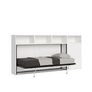 Letto singolo a scomparsa Kando comp.A bianco frassino