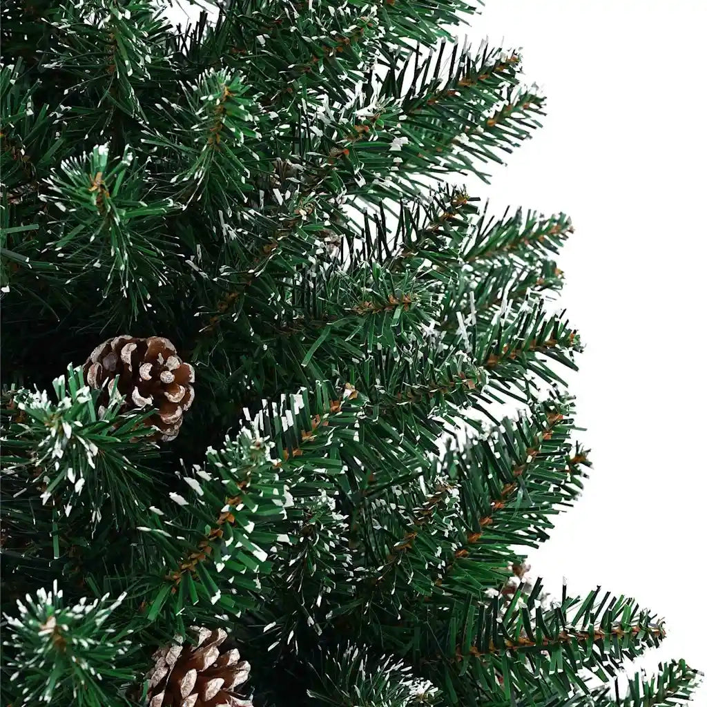 Albero di Natale | Decorazioni natalizie snodato con 150 LED con supporto Verde 150 cm