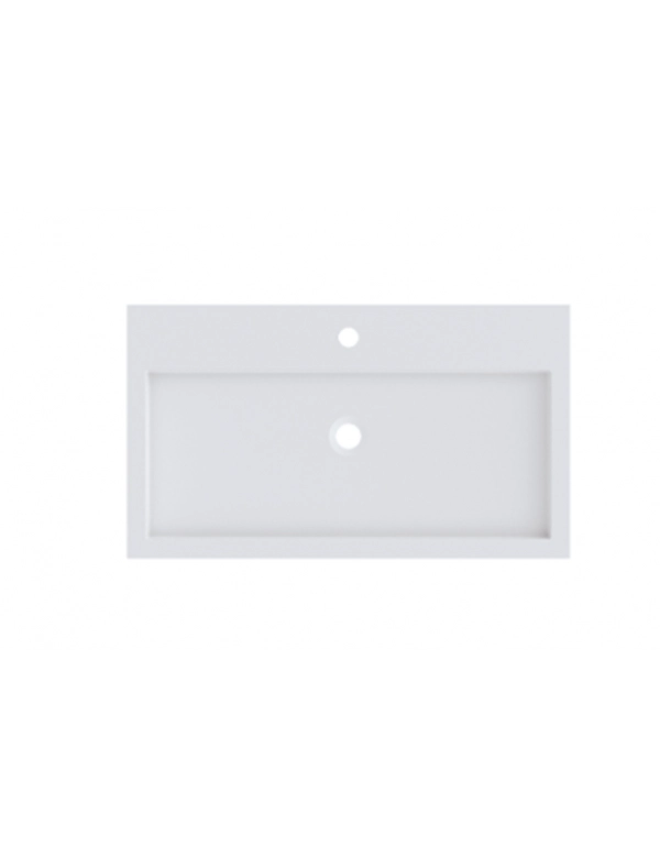 SPRING VOW RIHO lavabo 80x40x8 cm in marmo composito