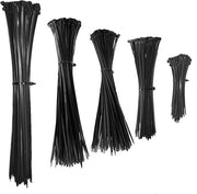 Cinturini per cavi UV-resistenti - 500 pezzi - Dimensioni ordinate - 100 mm 150 mm 200 mm 250 mm 300 mm - Cinturini in nylon di alta qualità