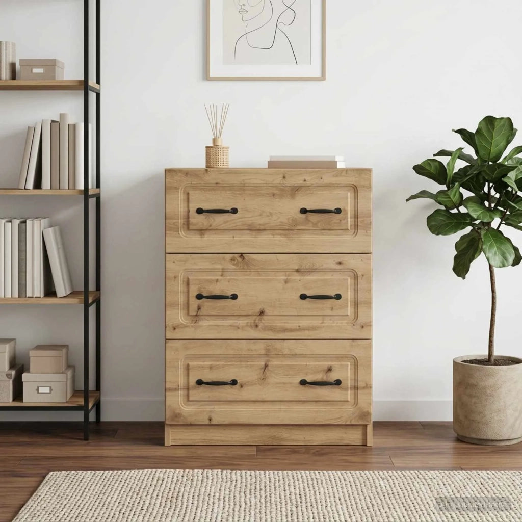 Mobile con Cassetti Rovere Artigianale 66 x 34,5 x 87 cm 895764