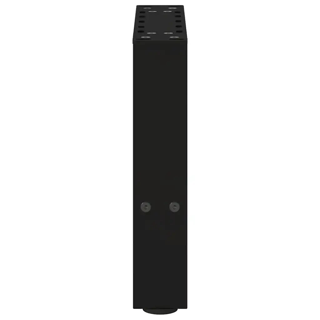 Gambe per Tavolino da Caffè Nere 2 pz 30x(30-31) cm Acciaio 4013252