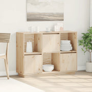 Credenza-Buffet-Armadio da cucina 110,5x35x80 cm in Legno Massello di Pino