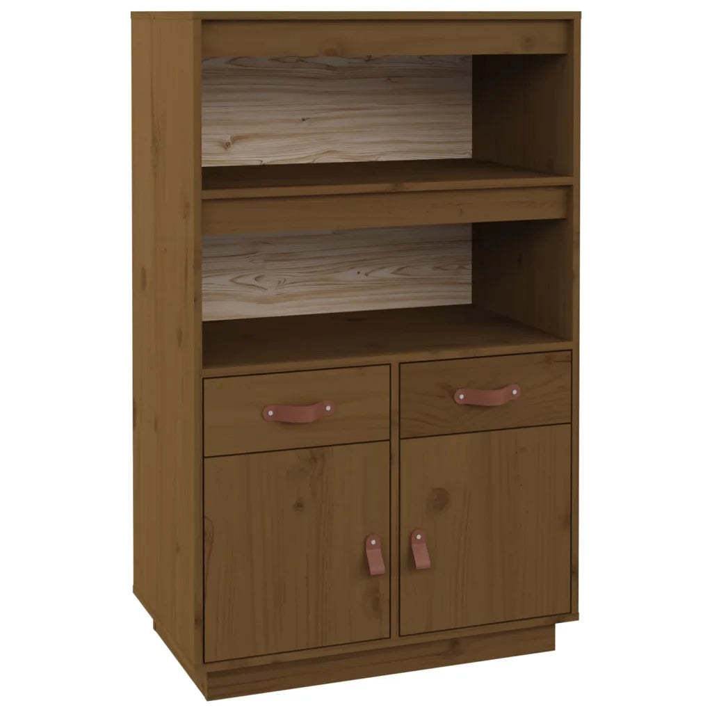 Credenza ambra 67x40x108,5 cm in Legno Massello di Pino 820160
