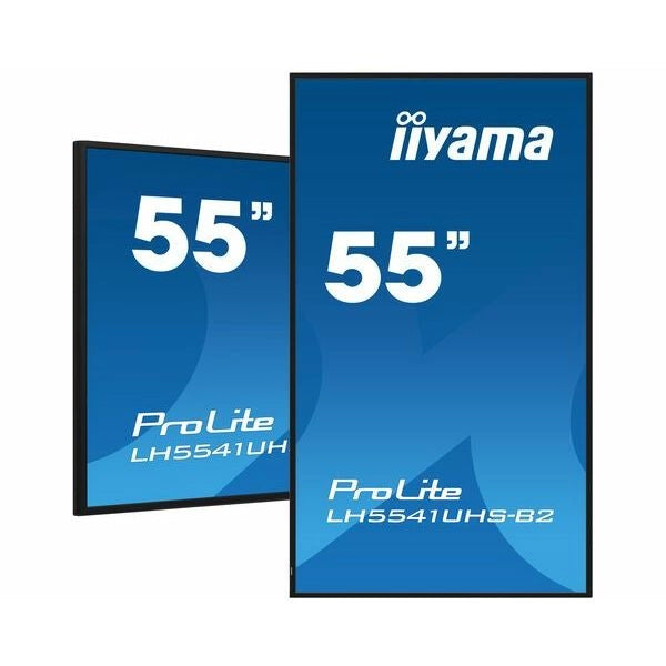 Iiyama lh5541uhs-b2 visualizzatore di messaggi design chiosco 138,7 cm (54.6") lcd 500 cd/m² 4k ultra hd nero processore integrato 18/7