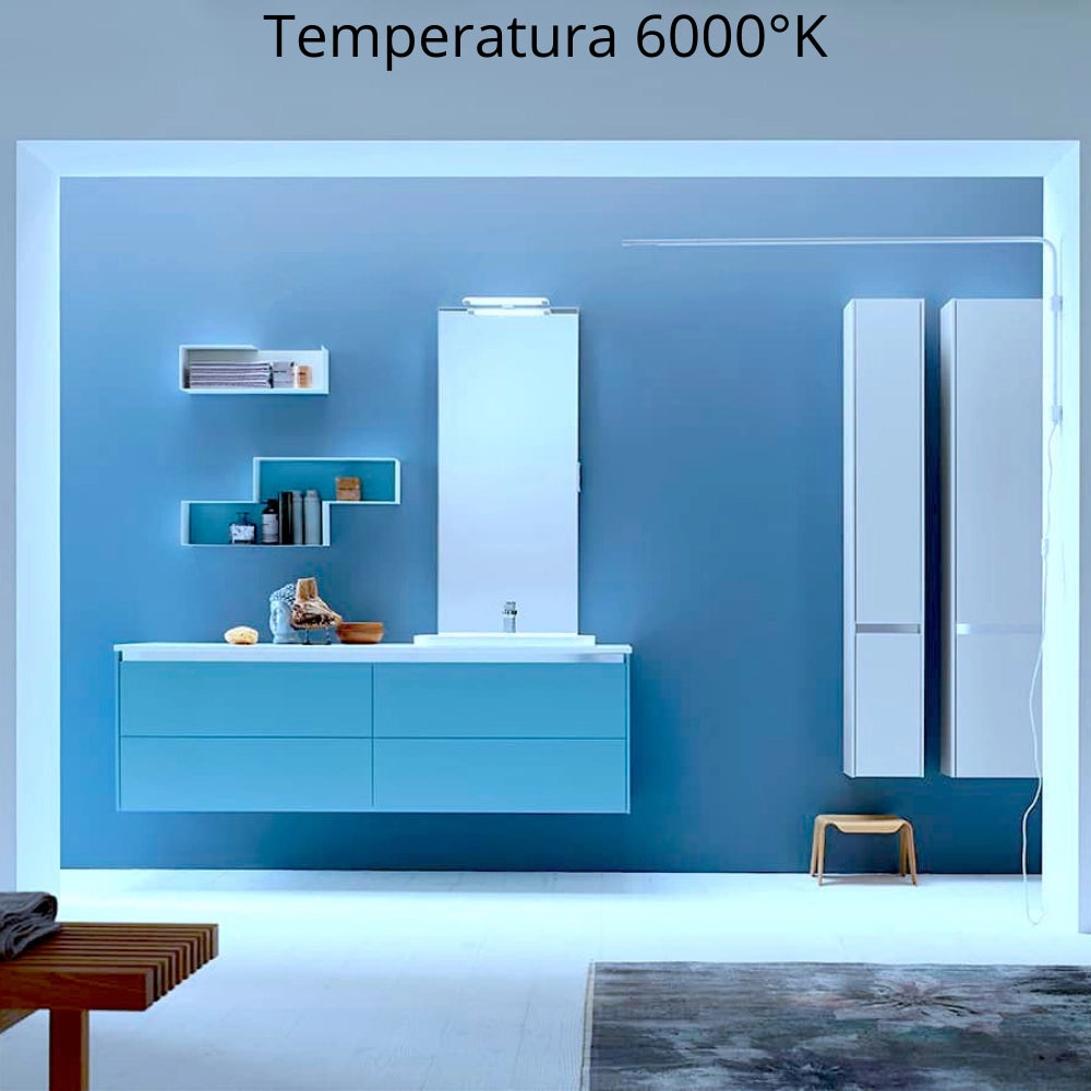 Lampadina dicroica led gu10 6.5 w resa 40watt risparmio energetico 4500k pezzi 6
