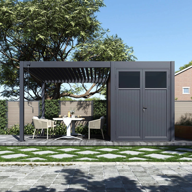 Pool house da 15m² - 5x3M - Antracite