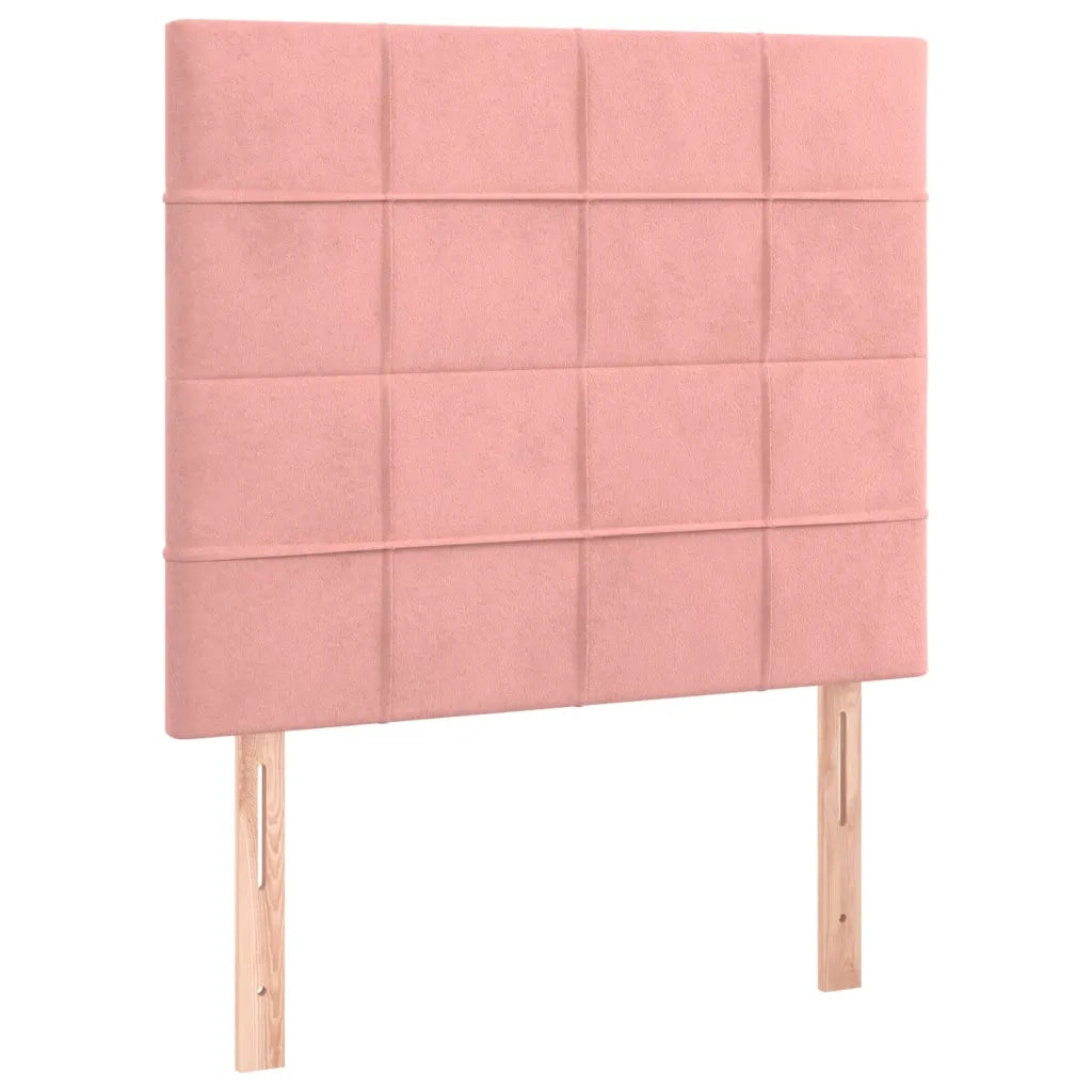 Testiera | Testata Rosa 80x5x118/128 cm Velluto