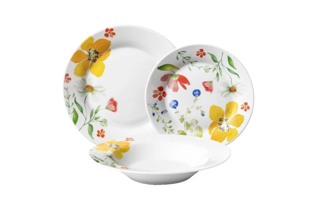 Servizio di Piatti da Tavola in Ceramica Berna 18 Pezzi