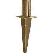 SUPPORTO PER PALI CON ANCORAGGIO AL TERRENO mm 100x40h