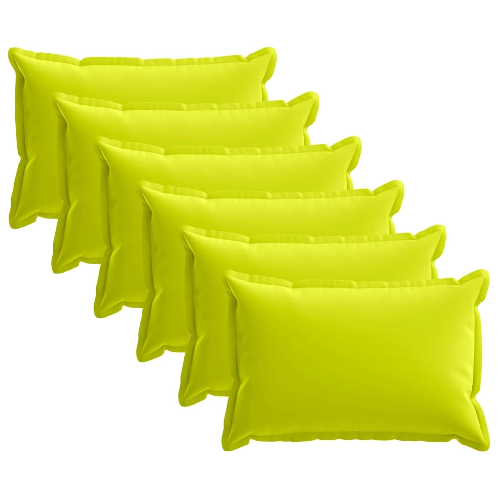 Federa 6 pz HOUTEN Verde brillante. 50 x 70 cm Poliestere 919572