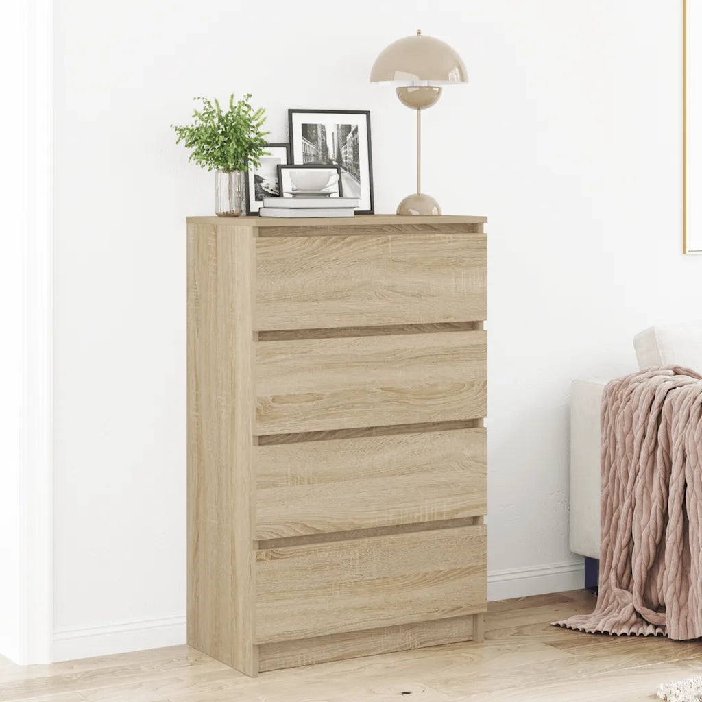Credenza | Madia | Buffet da pranzo | Armadio da pranzo Rovere Sonoma 60x35x98,5 cm in Legno Multistrato