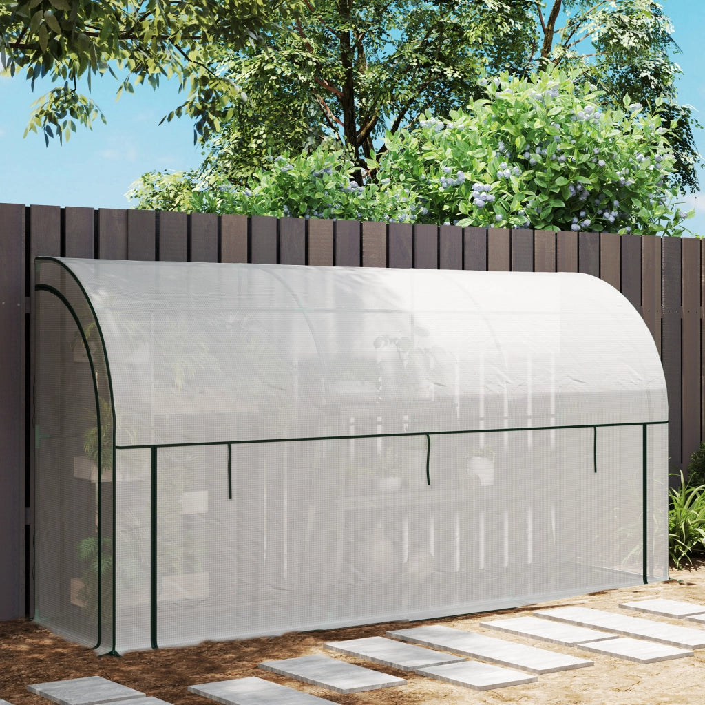 Serra con porta avvolgibile, serra invernale in alluminio realizzata in acciaio, serra per balcone, giardino, serra per pomodori con protezione UV