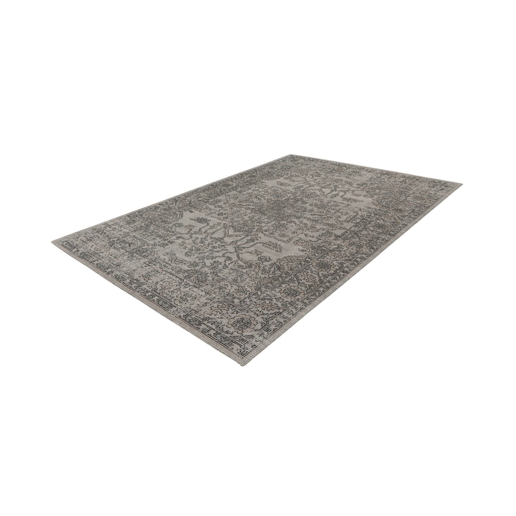 Tappeto vintage Perry 300 verde e taupe