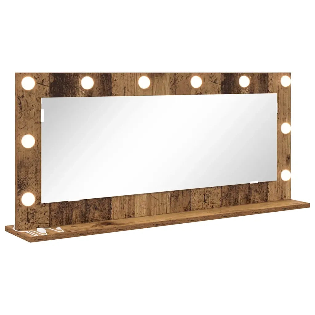 Specchio da Vanit¨¤ Rettangolare Legno vecchio 100 x 45 x 18 cm