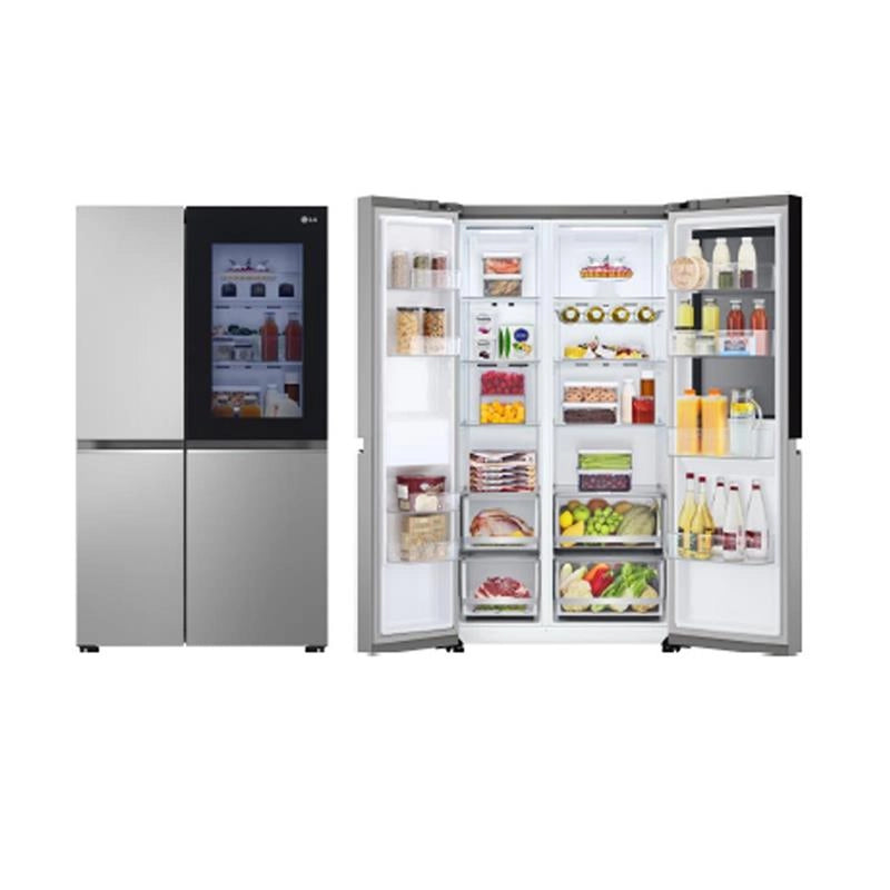 LG ELECTRONICS FRIGORIFERO INSTAVIEW™SIDE-BY-SIDE CON RAFFREDDAMENTO RAPIDO, CONNESIONE WIFI E TRAMITE APP  179X91,3