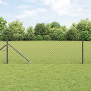 Palo della recinzione Grigio 10 x 0,4 m (maglia 40 x 40 mm) 3351174