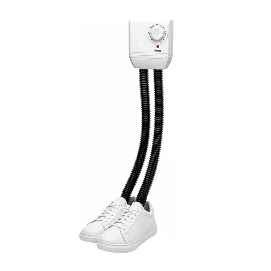 Asciugascarpe e Stivali 250W con 2 Tubi e Timer Bianco MELISSA
