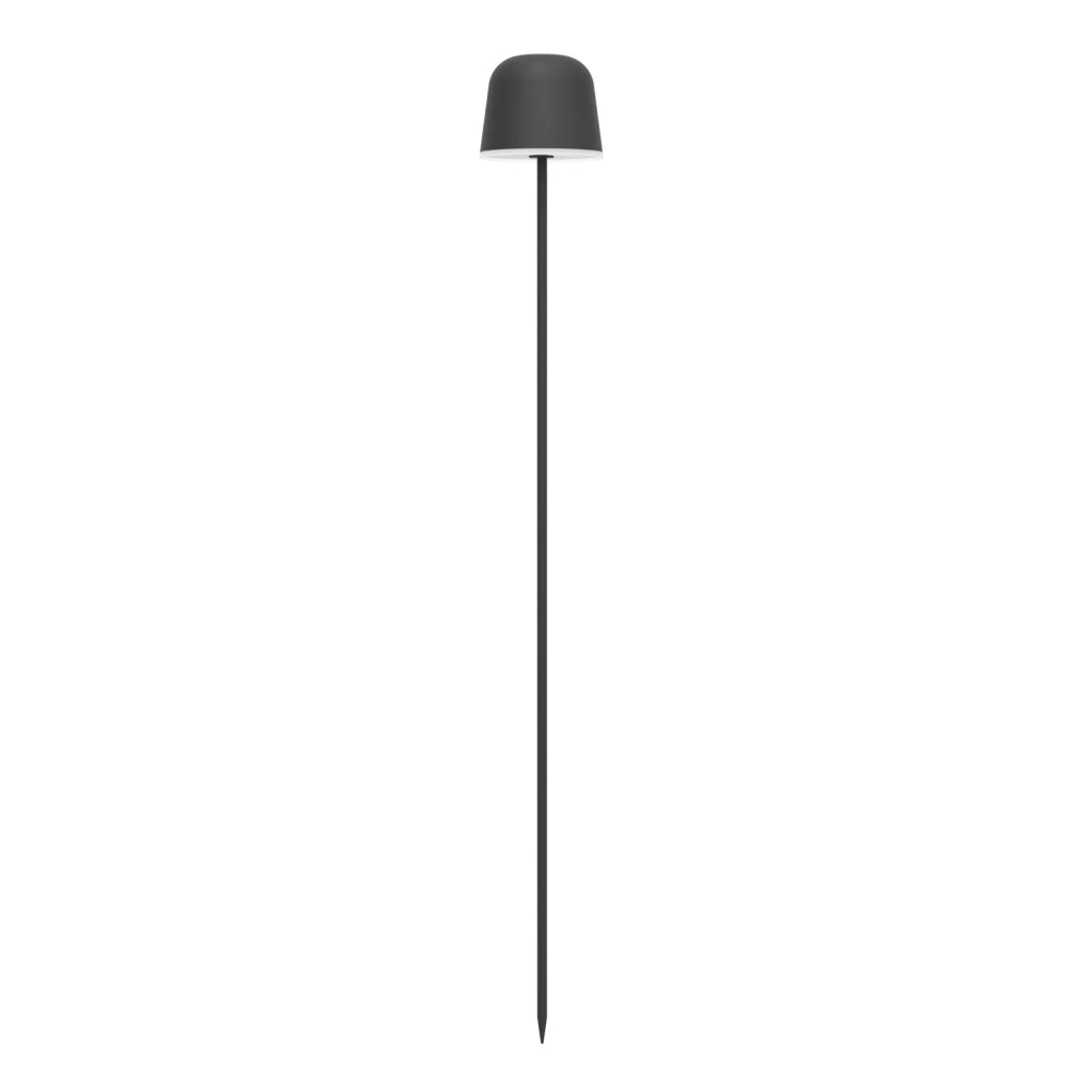 Lampada Ricaricabile Moderna Mannera-S Alluminio Nero Led 1,8W 170Lm Ip54