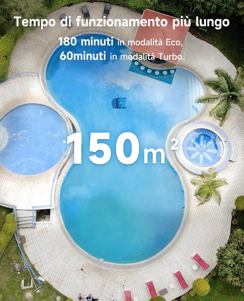 Robot Pulitore Piscina Wybot C2