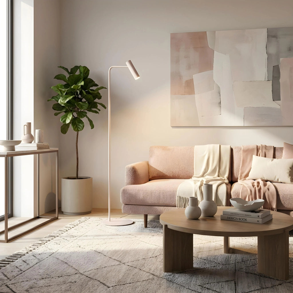 Lampada da terra Axion 1xGU10 cashmere metallo Luminex