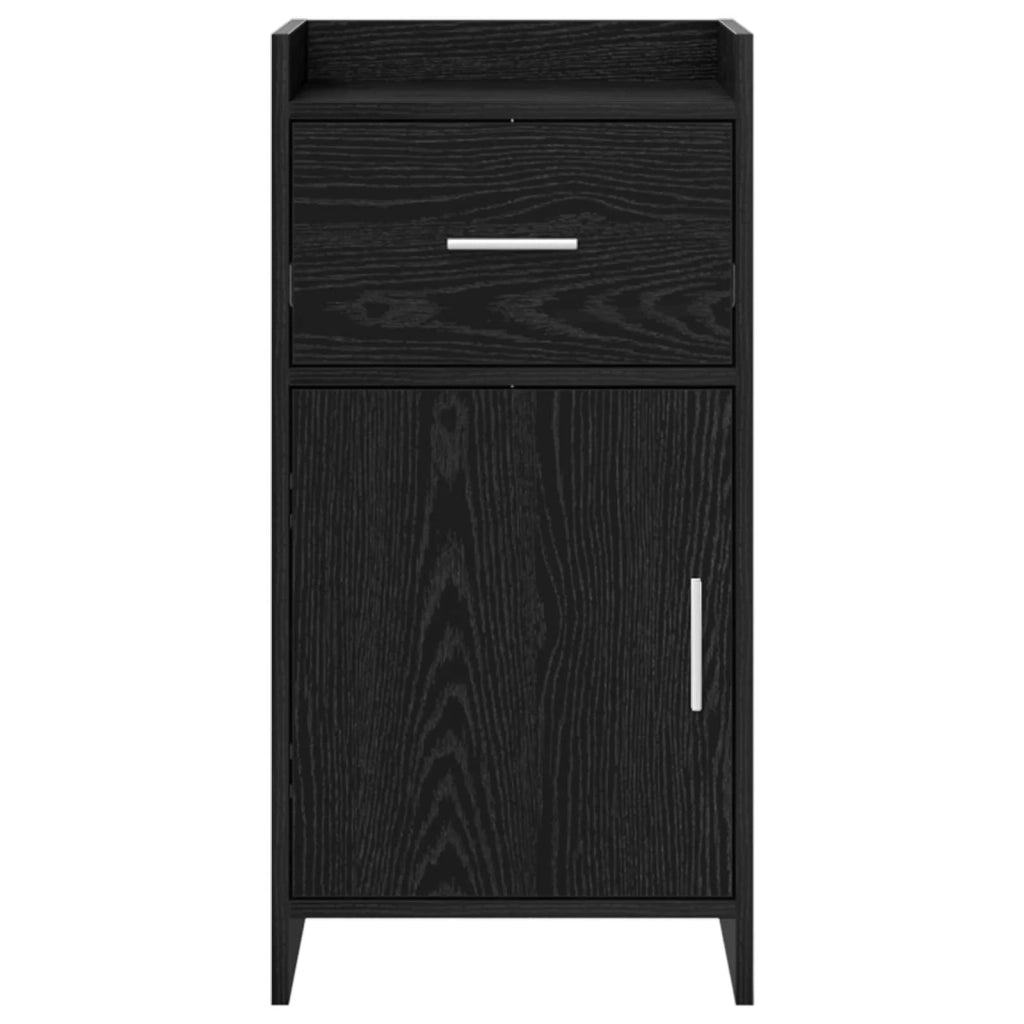 Credenza Rovere Nero 40 x 36 x 80 cm Legno ingegnerizzato 8011084