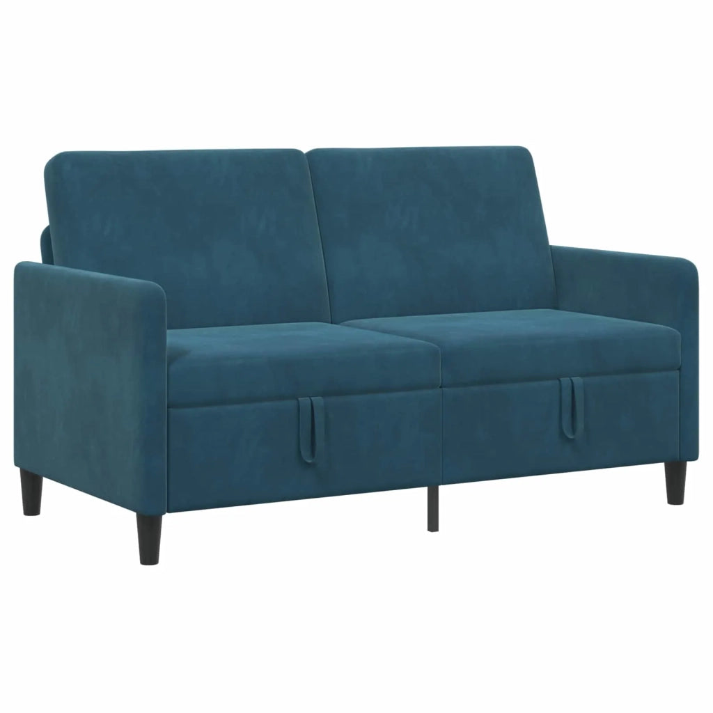 Divano con Storage Blu 152 x 78 x 87 cm Poliestere 42036942